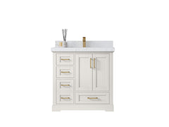 Boston 36 in. W x 22 in. D Center Sink Bathroom Vanity - photo 1