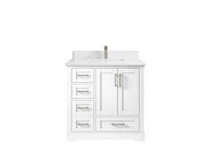 Boston 36 in. W x 22 in. D Center Sink Bathroom Vanity - photo 48