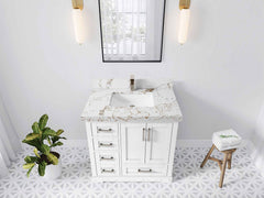 Boston 36 in. W x 22 in. D Center Sink Bathroom Vanity - photo 35