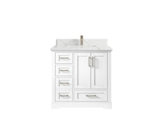 Boston 36 in. W x 22 in. D Center Sink Bathroom Vanity - photo 44