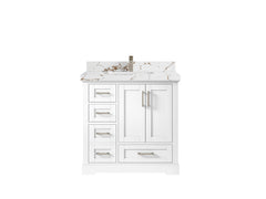 Boston 36 in. W x 22 in. D Center Sink Bathroom Vanity - photo 34