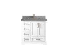 Boston 36 in. W x 22 in. D Center Sink Bathroom Vanity - photo 32