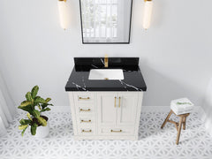 Boston 36 in. W x 22 in. D Center Sink Bathroom Vanity - photo 15