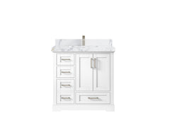 Boston 36 in. W x 22 in. D Center Sink Bathroom Vanity - photo 24