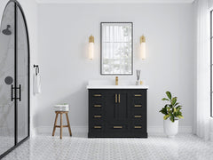 Boston 42 in. W x 22 in. D Single Sink Bathroom Vanity - photo 4