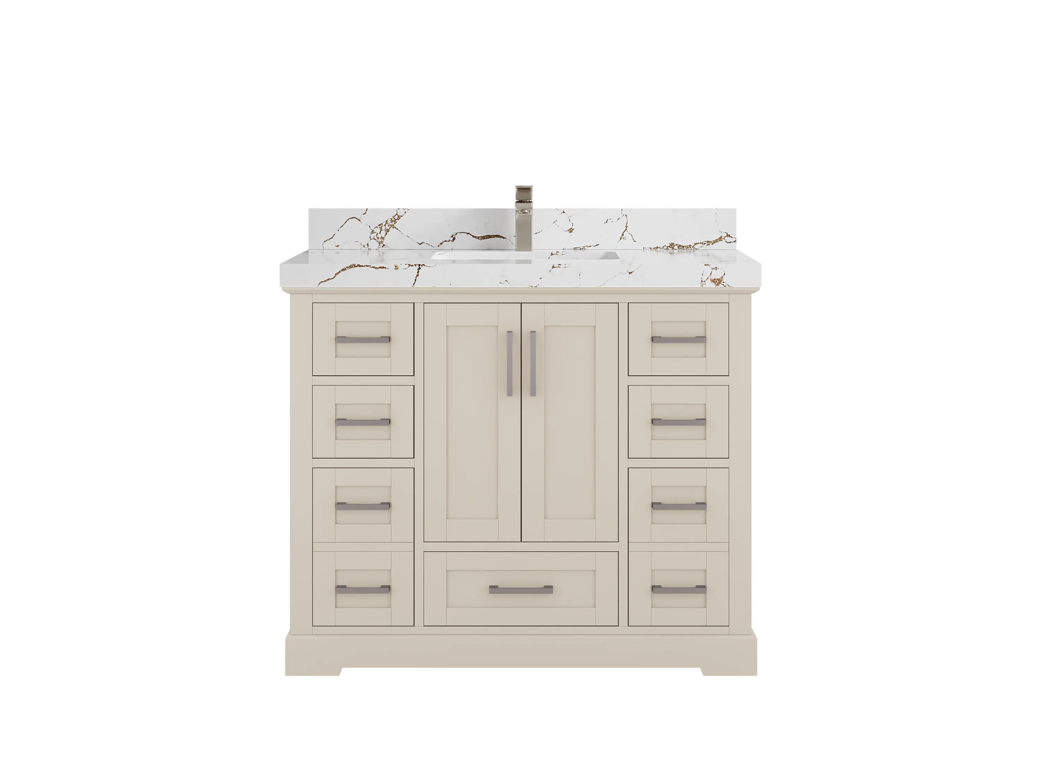 Boston 42 in. W x 22 in. D Single Sink Bathroom Vanity - Willow Bath and Vanity