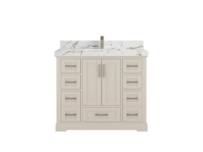 Boston 42 in. W x 22 in. D Single Sink Bathroom Vanity - Willow Bath and Vanity