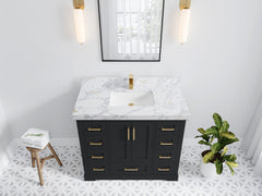 Boston 42 in. W x 22 in. D Single Sink Bathroom Vanity - photo 24