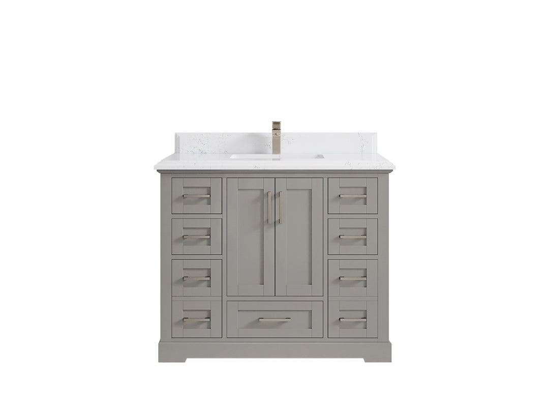 Boston 42 in. W x 22 in. D Single Sink Bathroom Vanity - Willow Bath and Vanity