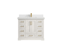Boston 42 in. W x 22 in. D Single Sink Bathroom Vanity - photo 29