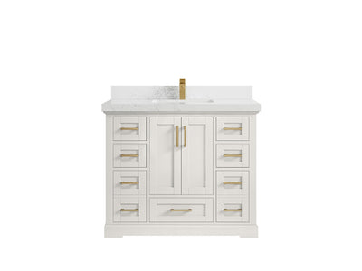 Boston 42 in. W x 22 in. D Single Sink Bathroom Vanity - Willow Bath and Vanity