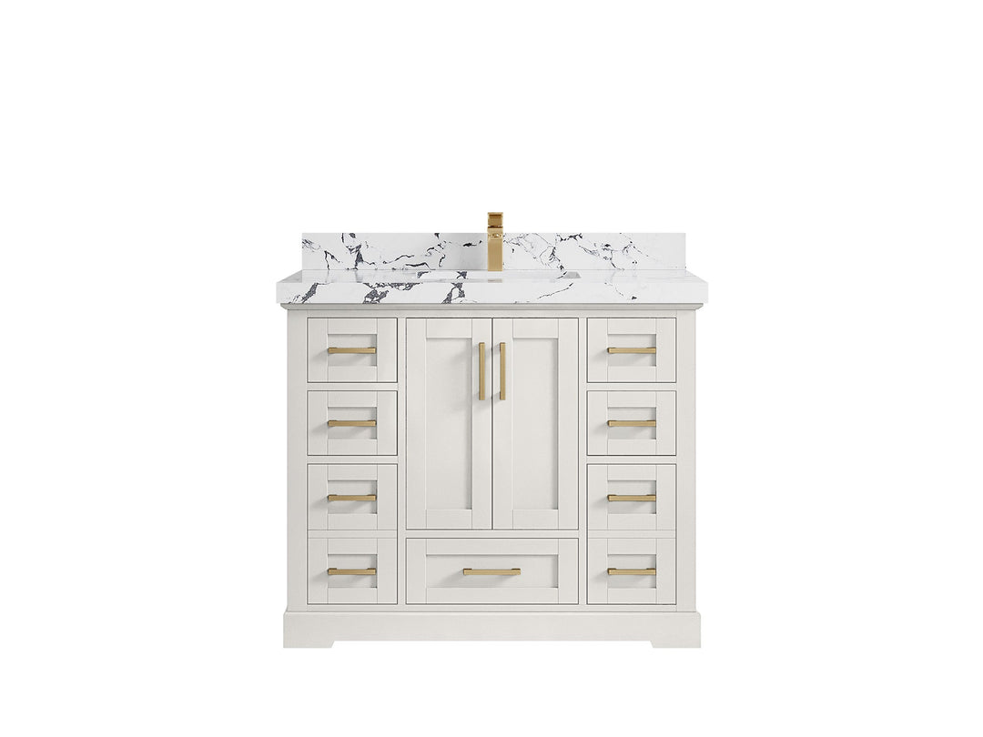 Boston 42 in. W x 22 in. D Single Sink Bathroom Vanity - Willow Bath and Vanity