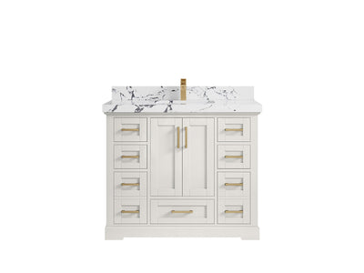 Boston 42 in. W x 22 in. D Single Sink Bathroom Vanity - Willow Bath and Vanity