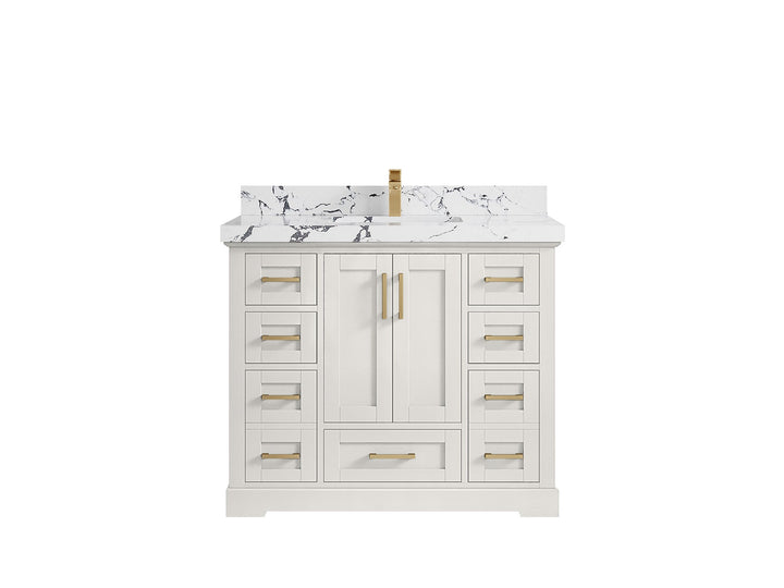 Boston 42 in. W x 22 in. D Single Sink Bathroom Vanity - photo 39