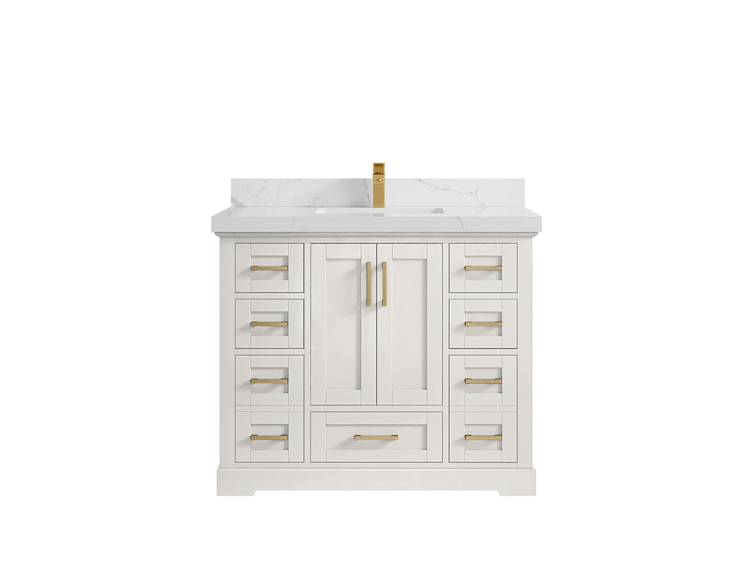 Boston 42 in. W x 22 in. D Single Sink Bathroom Vanity - Willow Bath and Vanity