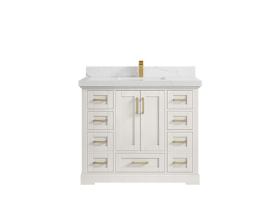 Boston 42 in. W x 22 in. D Single Sink Bathroom Vanity - Willow Bath and Vanity