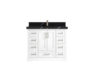 Boston 42 in. W x 22 in. D Single Sink Bathroom Vanity - Willow Bath and Vanity