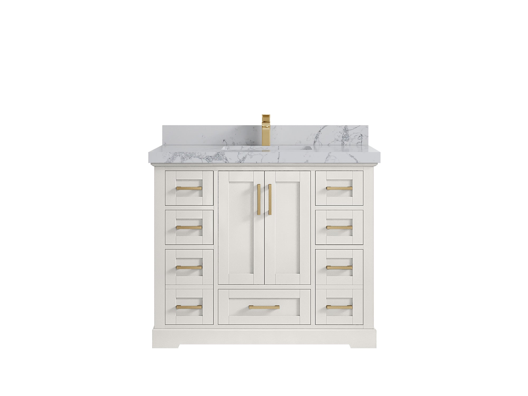Boston 42 in. W x 22 in. D Single Sink Bathroom Vanity - Willow Bath and Vanity