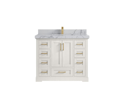 Boston 42 in. W x 22 in. D Single Sink Bathroom Vanity - Willow Bath and Vanity