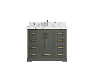 Boston 42 in. W x 22 in. D Single Sink Bathroom Vanity - Willow Bath and Vanity