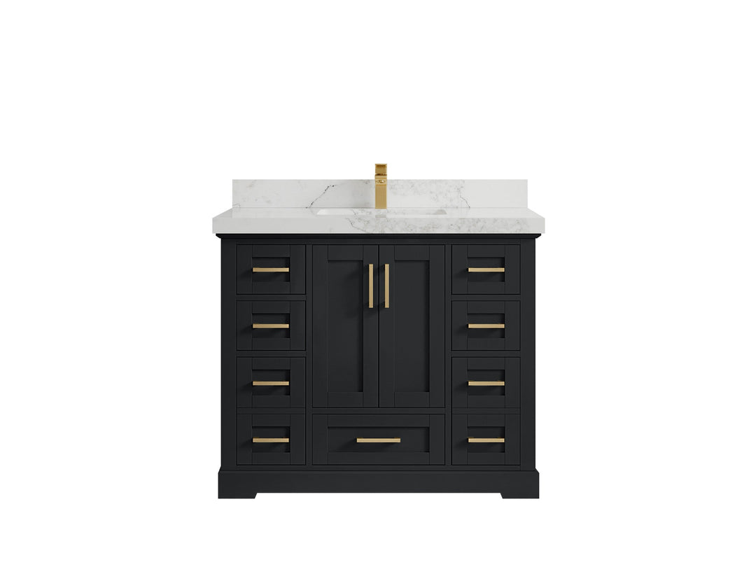 Boston 42 in. W x 22 in. D Single Sink Bathroom Vanity - Willow Bath and Vanity