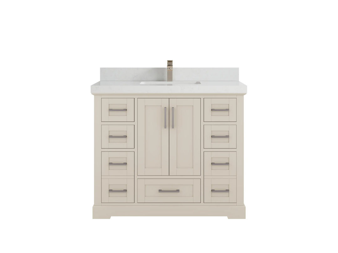 Boston 42 in. W x 22 in. D Single Sink Bathroom Vanity - Willow Bath and Vanity