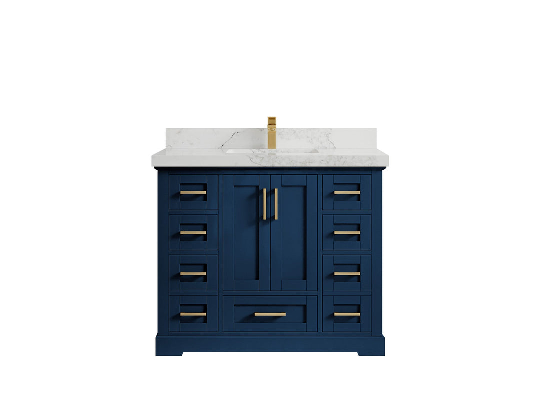 Boston 42 in. W x 22 in. D Single Sink Bathroom Vanity - Willow Bath and Vanity