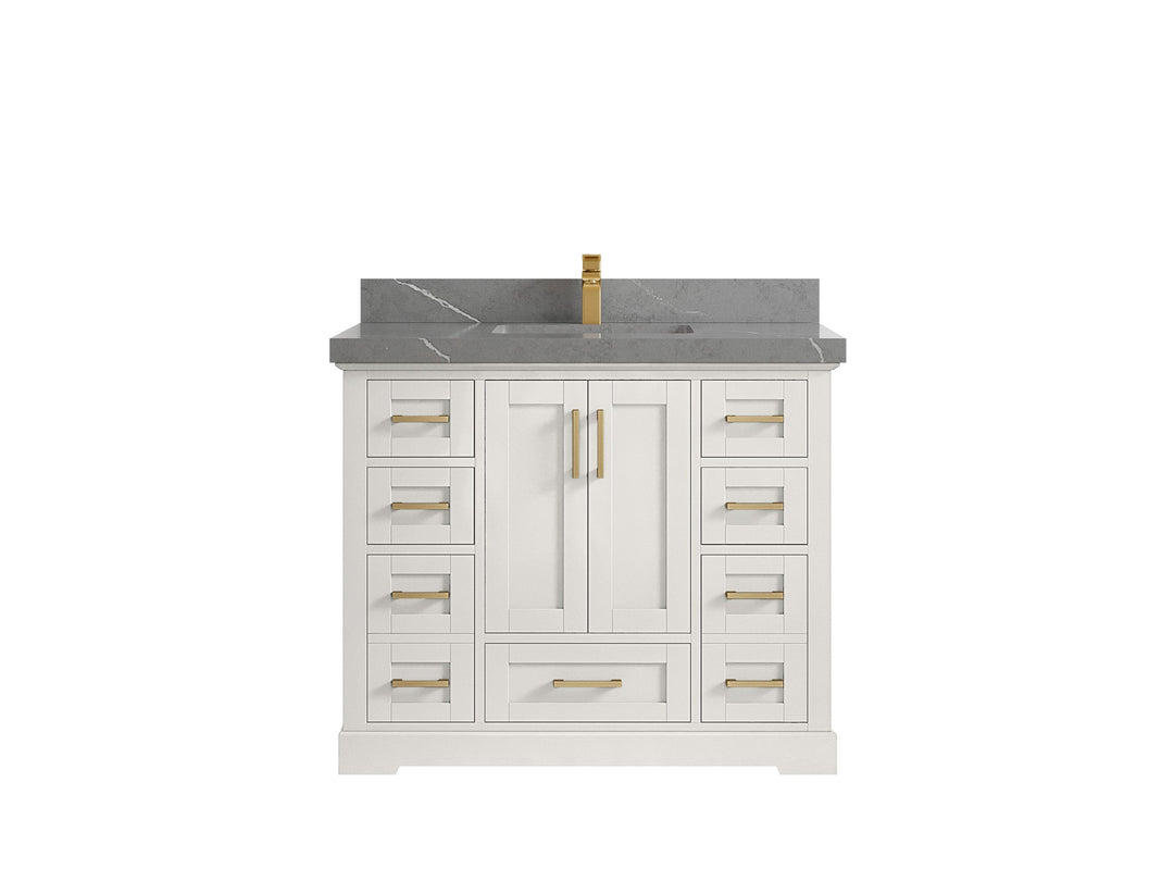Boston 42 in. W x 22 in. D Single Sink Bathroom Vanity - Willow Bath and Vanity