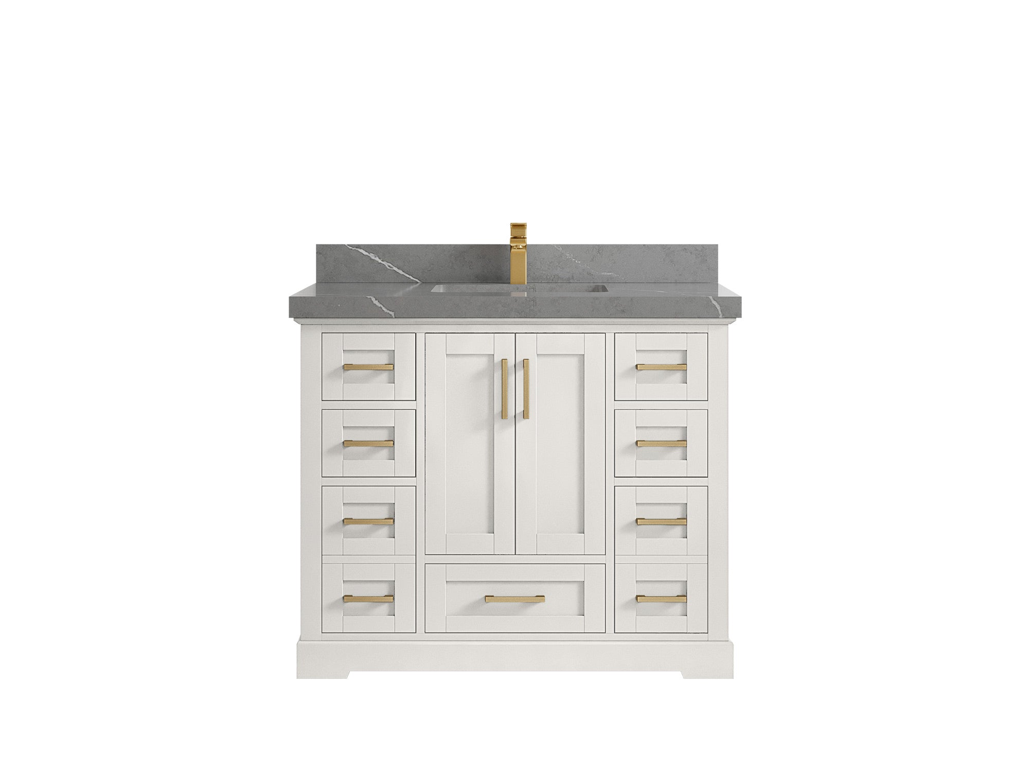 Boston 42 in. W x 22 in. D Single Sink Bathroom Vanity - Willow Bath and Vanity
