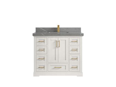 Boston 42 in. W x 22 in. D Single Sink Bathroom Vanity - Willow Bath and Vanity