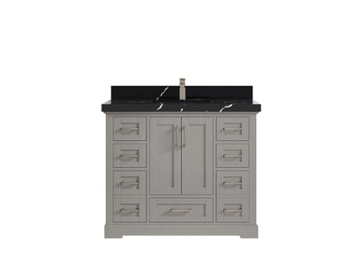 Boston 42 in. W x 22 in. D Single Sink Bathroom Vanity - Willow Bath and Vanity