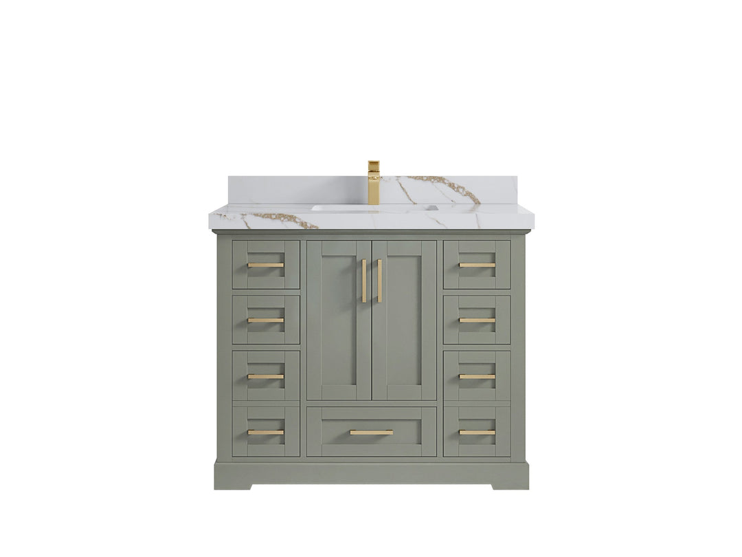 Boston 42 in. W x 22 in. D Single Sink Bathroom Vanity - Willow Bath and Vanity