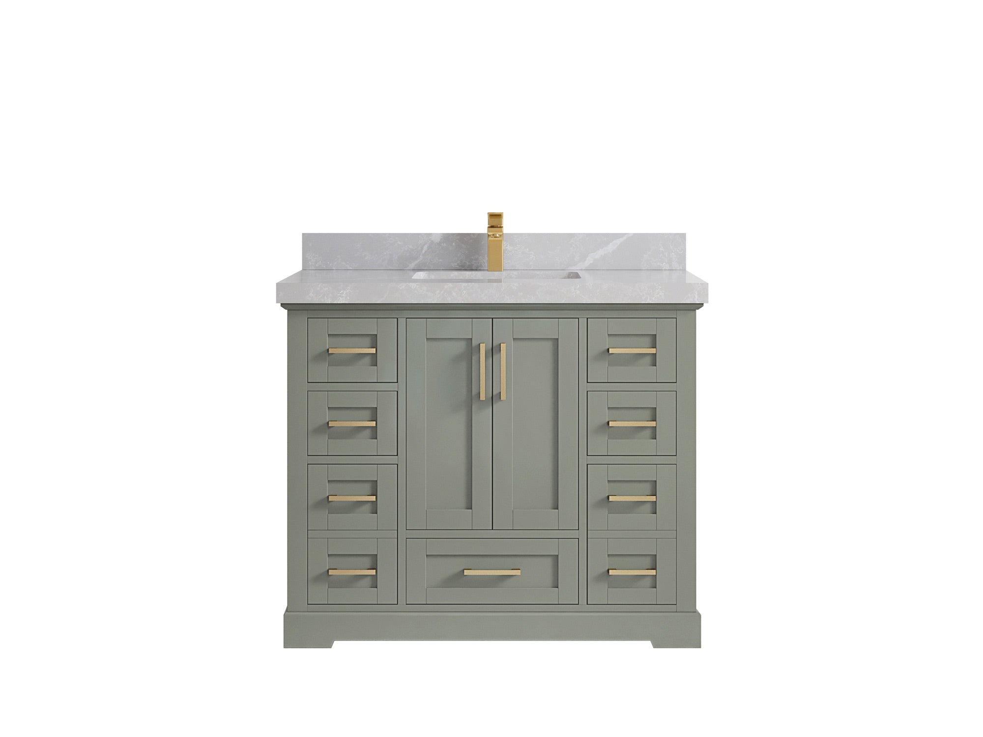 Boston 42 in. W x 22 in. D Single Sink Bathroom Vanity - Willow Bath and Vanity