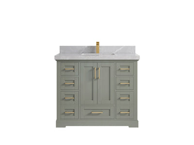 Boston 42 in. W x 22 in. D Single Sink Bathroom Vanity - Willow Bath and Vanity