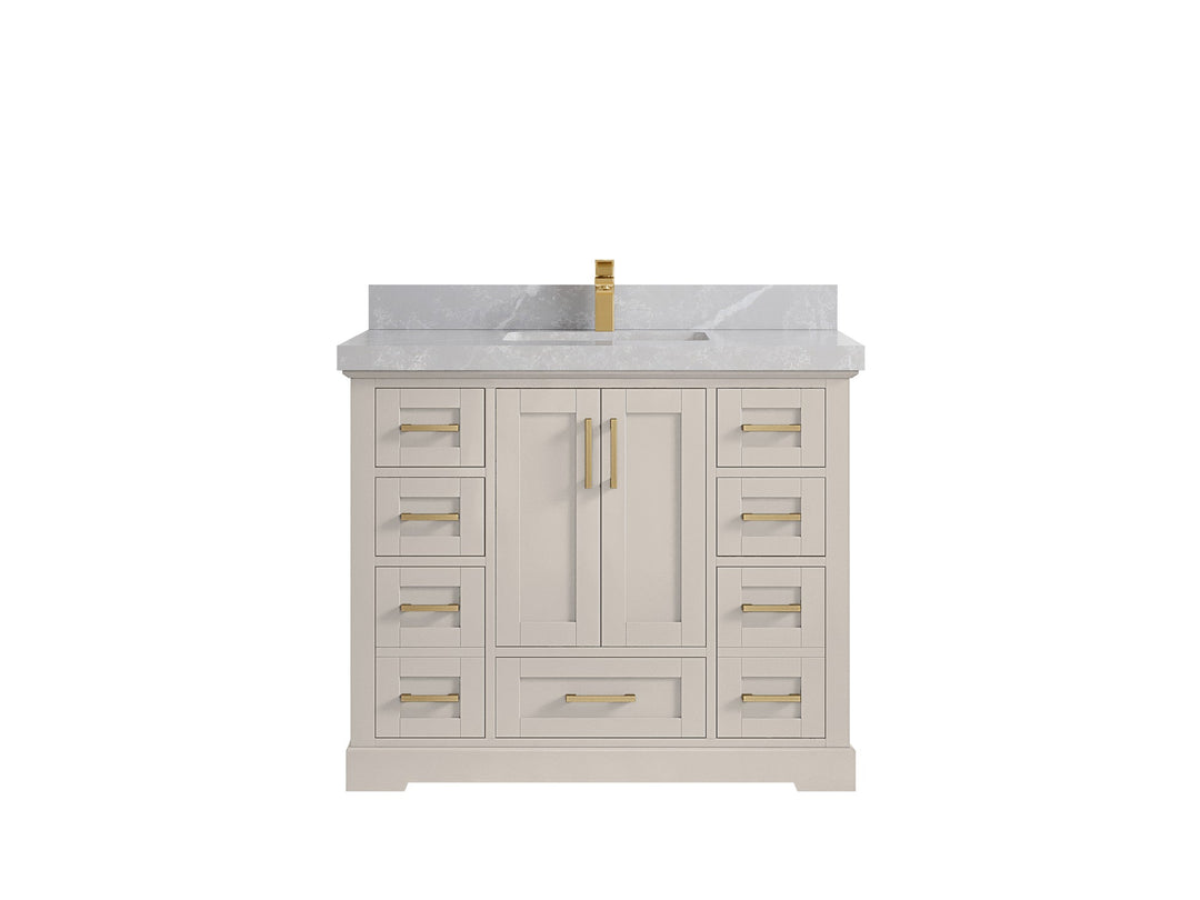Boston 42 in. W x 22 in. D Single Sink Bathroom Vanity - Willow Bath and Vanity