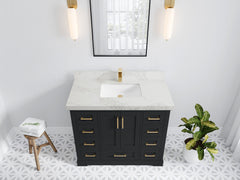 Boston 42 in. W x 22 in. D Single Sink Bathroom Vanity - photo 22