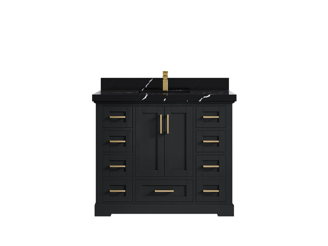 Boston 42 in. W x 22 in. D Single Sink Bathroom Vanity - Willow Bath and Vanity