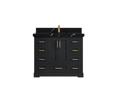 Boston 42 in. W x 22 in. D Single Sink Bathroom Vanity - Willow Bath and Vanity
