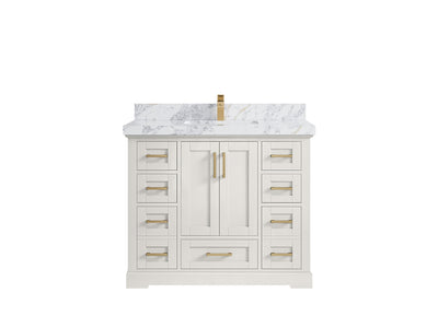 Boston 42 in. W x 22 in. D Single Sink Bathroom Vanity - Willow Bath and Vanity