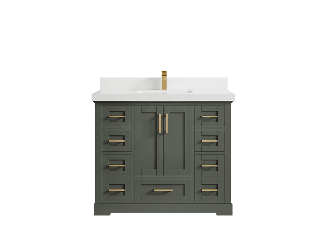 Boston 42 in. W x 22 in. D Single Sink Bathroom Vanity - Willow Bath and Vanity