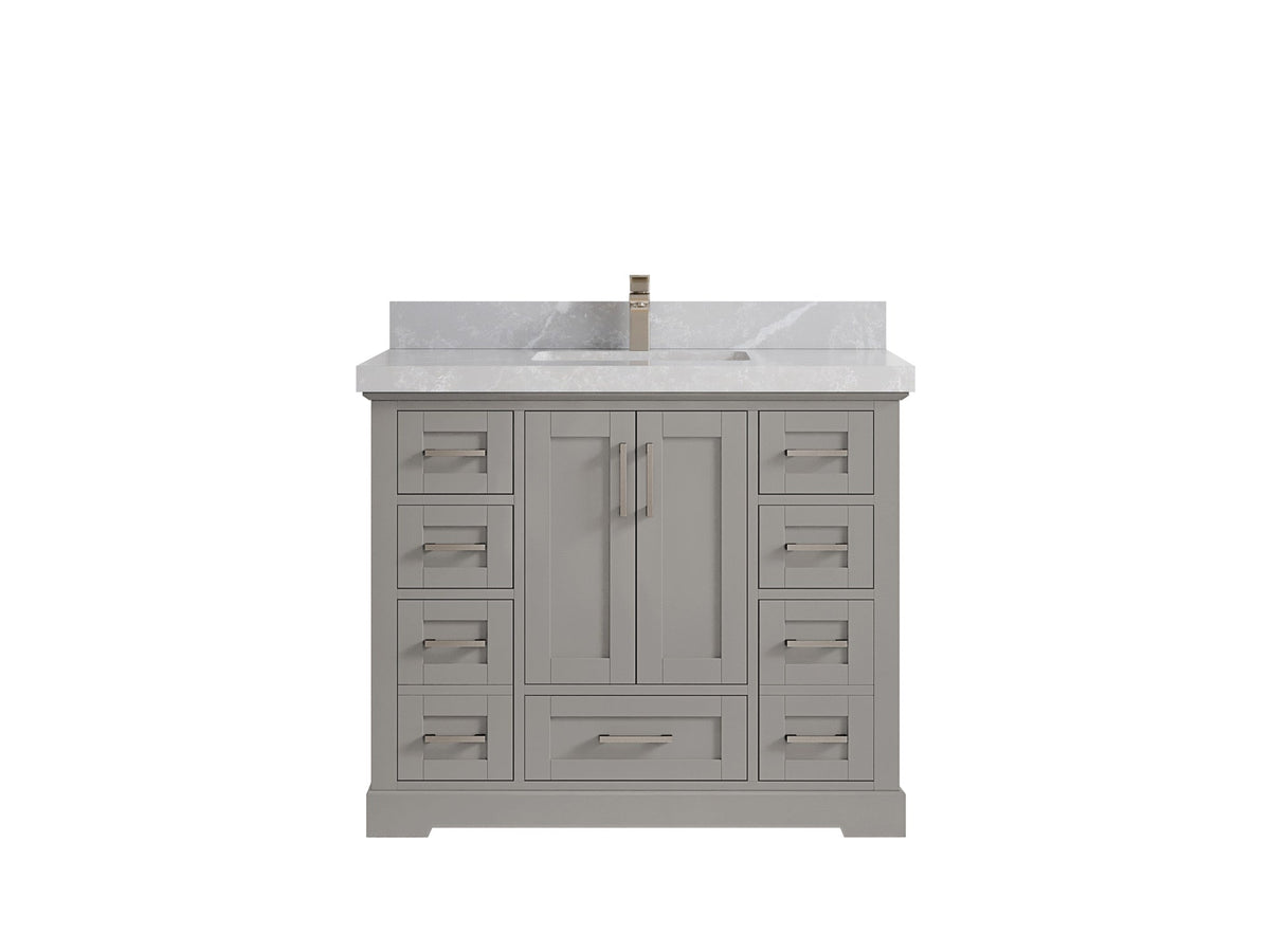 Boston 42 in. W x 22 in. D Single Sink Bathroom Vanity - Willow Bath and Vanity