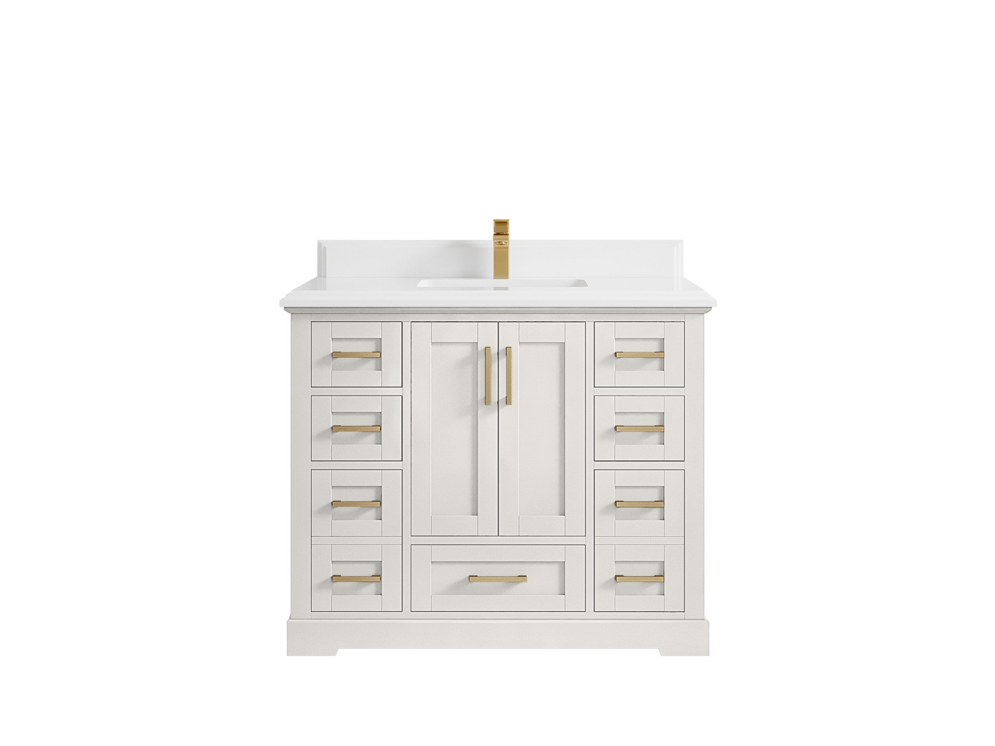 Boston 42 in. W x 22 in. D Single Sink Bathroom Vanity - Willow Bath and Vanity