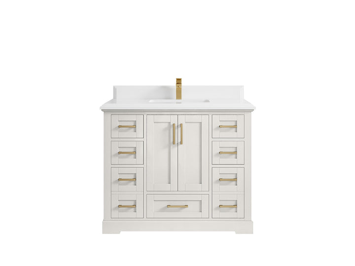 Boston 42 in. W x 22 in. D Single Sink Bathroom Vanity - photo 49
