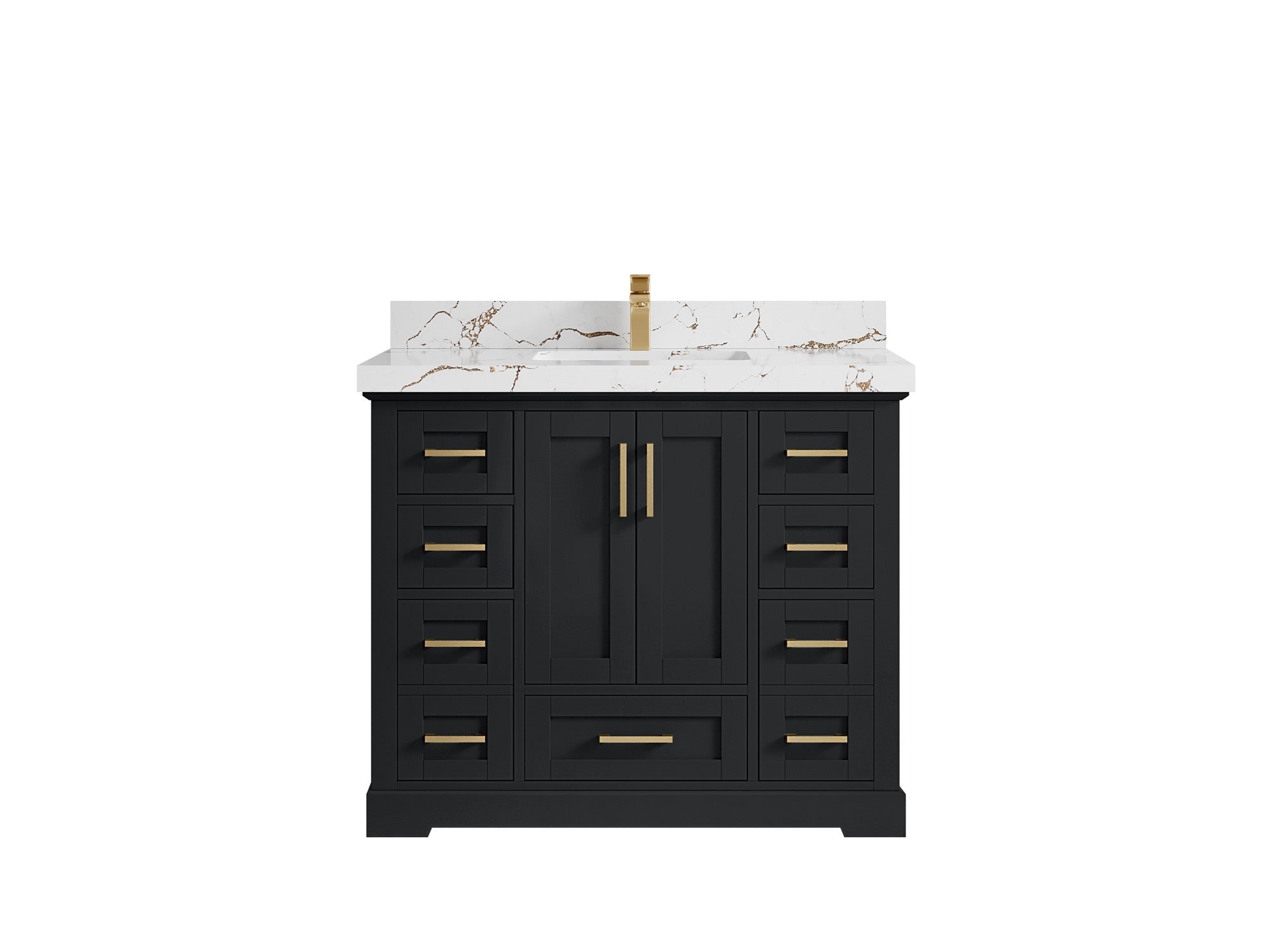 Boston 42 in. W x 22 in. D Single Sink Bathroom Vanity - Willow Bath and Vanity
