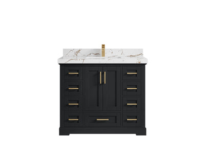 Boston 42 in. W x 22 in. D Single Sink Bathroom Vanity - Willow Bath and Vanity