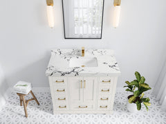 Boston 42 in. W x 22 in. D Single Sink Bathroom Vanity - photo 38