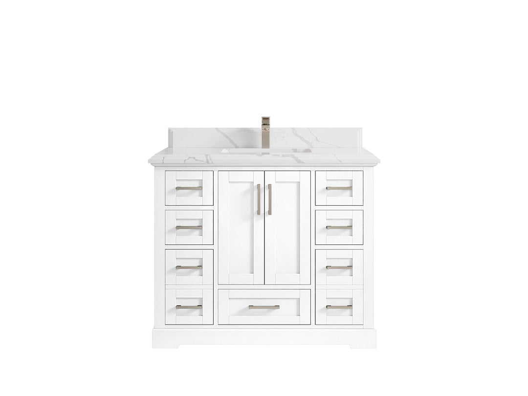 Boston 42 in. W x 22 in. D Single Sink Bathroom Vanity - Willow Bath and Vanity