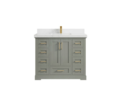 Boston 42 in. W x 22 in. D Single Sink Bathroom Vanity - Willow Bath and Vanity
