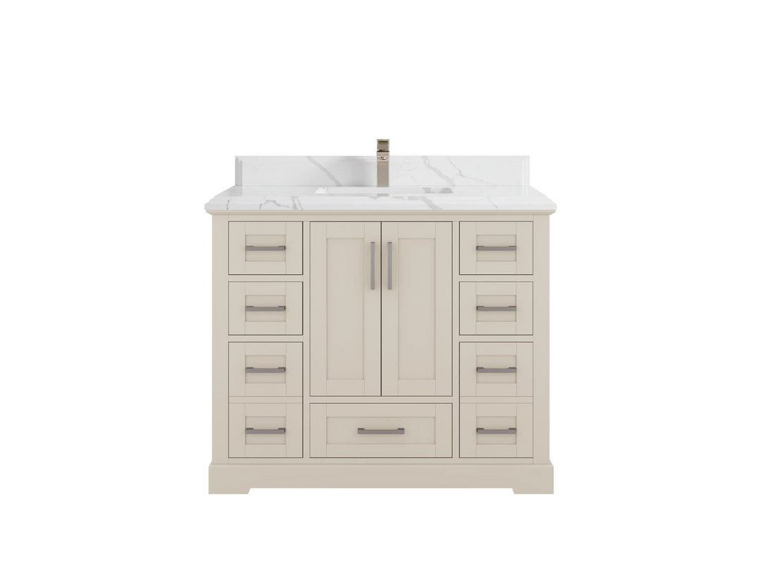 Boston 42 in. W x 22 in. D Single Sink Bathroom Vanity - Willow Bath and Vanity