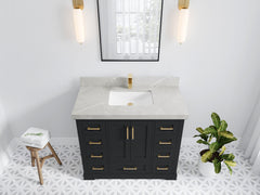 Boston 42 in. W x 22 in. D Single Sink Bathroom Vanity - photo 30